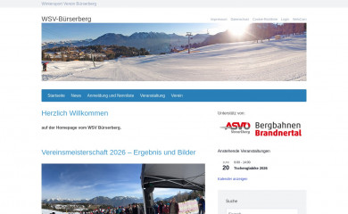 wsv-buerserberg.at screenshot
