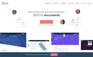 xtensio.com screenshot