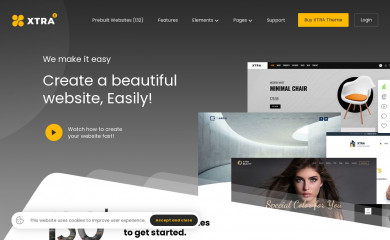 https://xtratheme.com/ screenshot