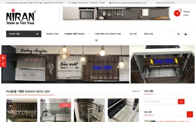 xuongphukientubep.com screenshot