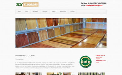 xyflooring.com.au screenshot