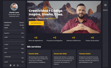 xavileeon.com screenshot