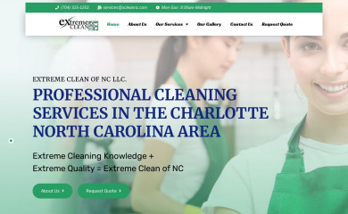 xcleannc.com screenshot