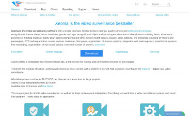 xeoma.com screenshot
