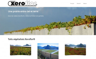 xeroflor.ch screenshot