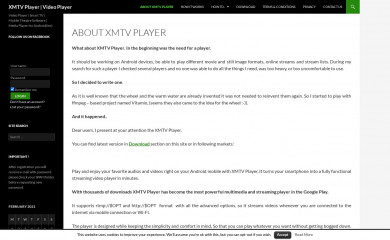 xmtvplayer.com screenshot