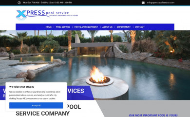 xpresspoolservice.com screenshot
