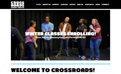 xroadscomedy.com screenshot