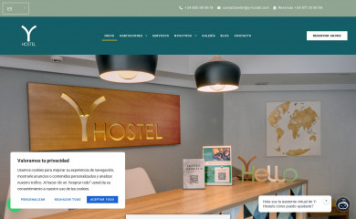 y-hostel.com screenshot