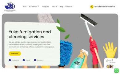 yukafumigationcleaning.co.ke screenshot