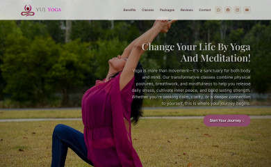 yujyoga.com.au screenshot