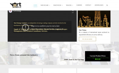 yurtenergy.com screenshot