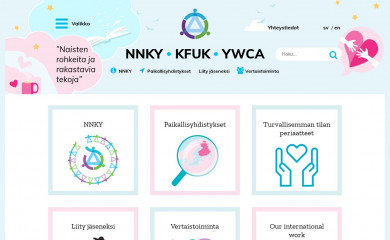ywca.fi screenshot
