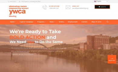 ywcawheeling.org screenshot