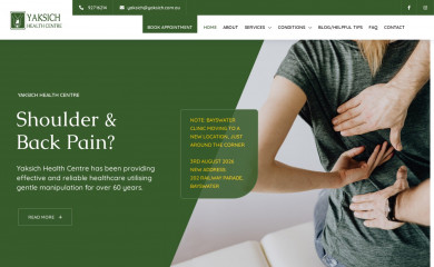 yaksich.com.au screenshot