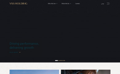 yasholding.ae screenshot