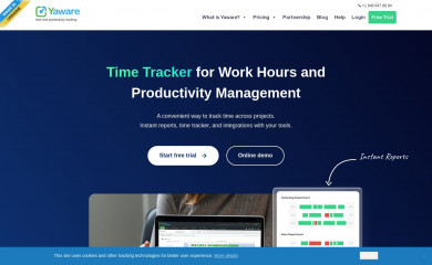 yaware.com screenshot