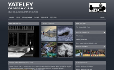 yateleycameraclub.co.uk screenshot