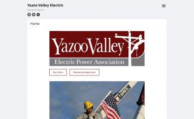 yazoovalley.com screenshot