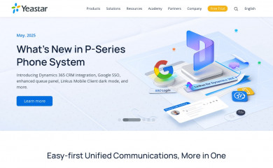 yeastar.com screenshot