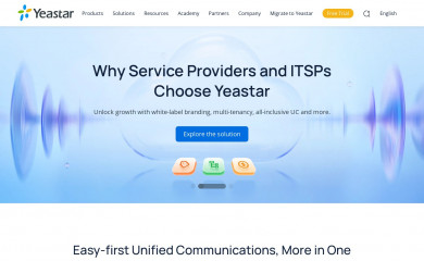 yeastar.com screenshot