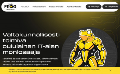 yellowfrog.fi screenshot