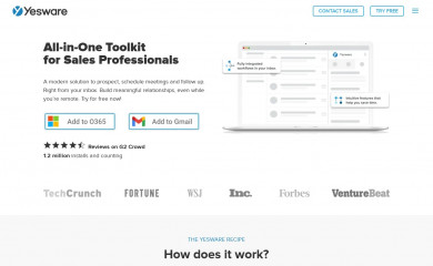 yesware.com screenshot