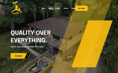 yinzerroofing.com screenshot