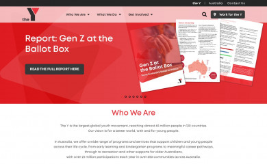 ymca.org.au screenshot