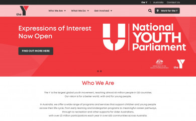 ymca.org.au screenshot