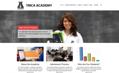 ymcaacademy.org screenshot