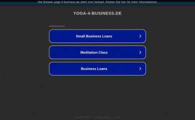 yoga-4-business.de screenshot