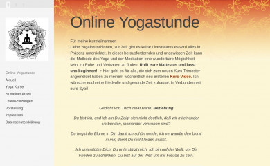 yoga-freiraum.de screenshot