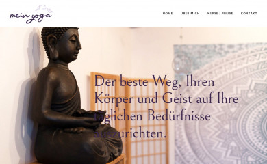 yoga-ines.at screenshot