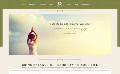 yoga-life.com.au screenshot