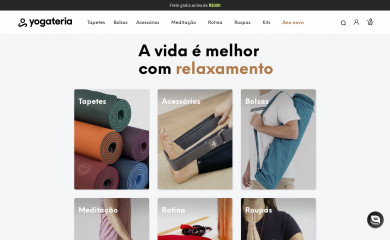 yogateria.com.br screenshot