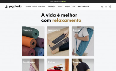 yogateria.com.br screenshot