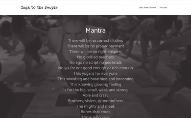 yogatothepeople.com screenshot