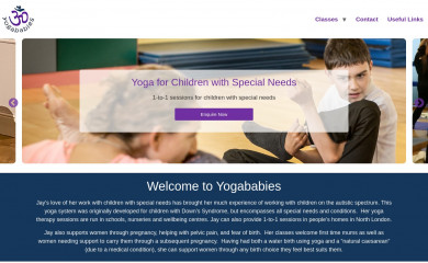 yogababies.co.uk screenshot