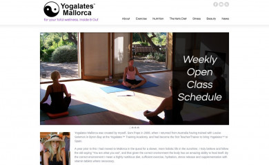 yogalatesmallorca.com screenshot