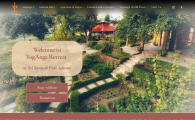 yoganga.org screenshot