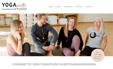 yogannette.com screenshot