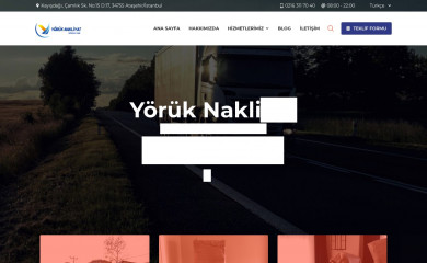 yoruknakliyat.com screenshot