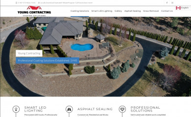 youngcontracting.ca screenshot