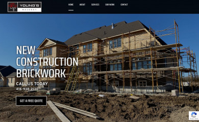 youngsmasonry.com screenshot