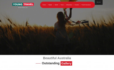 youngtravel.com.au screenshot