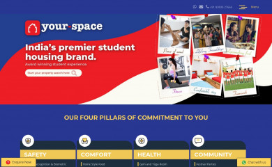 your-space.in screenshot