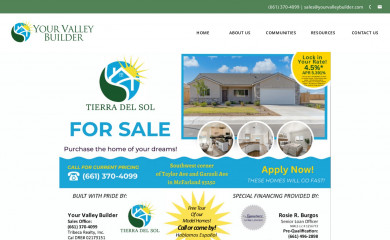 yourvalleybuilder.com screenshot