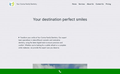 yourcovinafamilydentistry.com screenshot