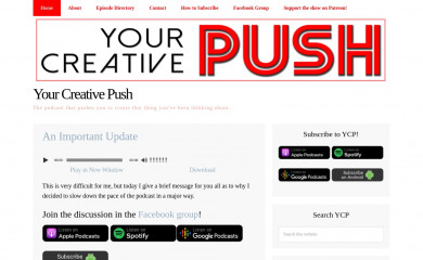 yourcreativepush.com screenshot